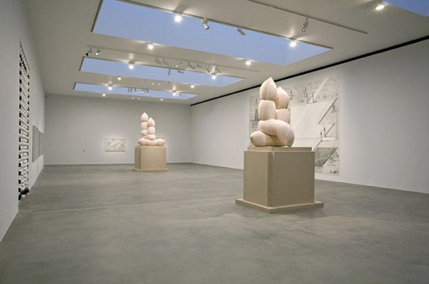 Paul Noble, installation view, in 'Welcome to Nobson', at Gagosian, Britannia Street, London. Image courtesy Gagosian gallery.