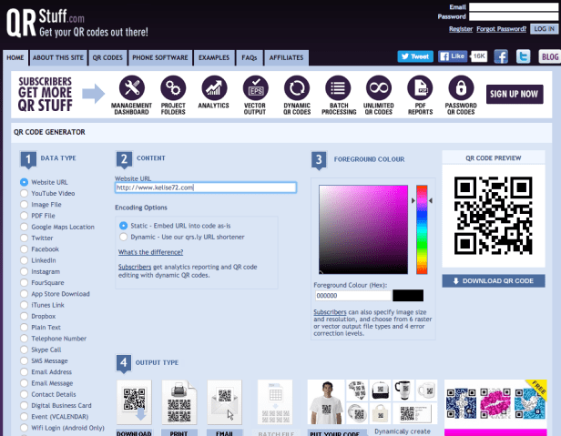 Image courtesy QRstuff.com