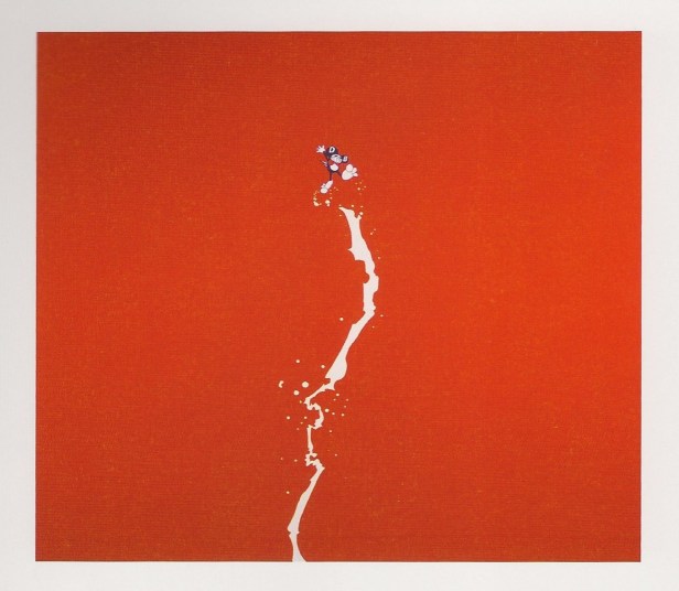 Takashi Murakami, 'ZuZaZaZaZaZa', 1994, Acrylic silkscreen on canvas mounted on board, in 'Double Vision' in Haifa Museum of Art, Haifa, Israel. Image courtesy Takashi Murakami and Takahashi Collection.