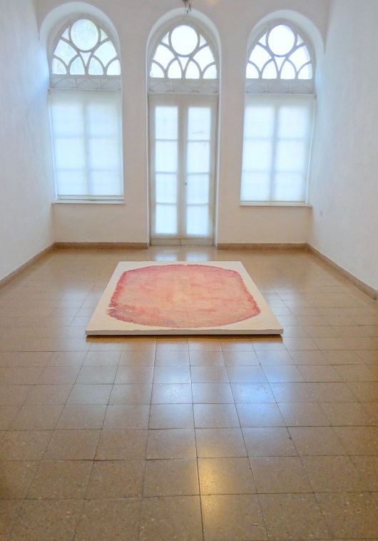A work by Maya Muchawsky Parnas, at Jerusalem Artists House, West Jerusalem, 6 Oct 2012. Image courtesy Kelise Franclemont.