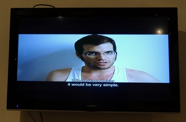 Screenshot from 'Sho Q'ostak? (what's your story) 2012, documentary, 55 mins, in Wonderland, at Haifa Chagall Artists House, Haifa, Israel. Image courtesy Kelise Franclemont.