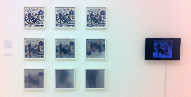 Installation view of K. Yoland's work, 'X-Steps Removed', 2008-9, in 'Conflicted Memory' at Alan Cristea gallery. Image courtesy Kelise Franclemont and Alan Cristea gallery.