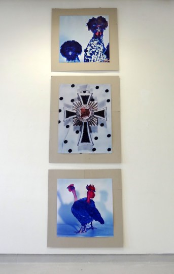 Work by Jon Baker, in 'Hype', at Chelsea College of Art and Design, London. Photo credit Kelise Franclemont.