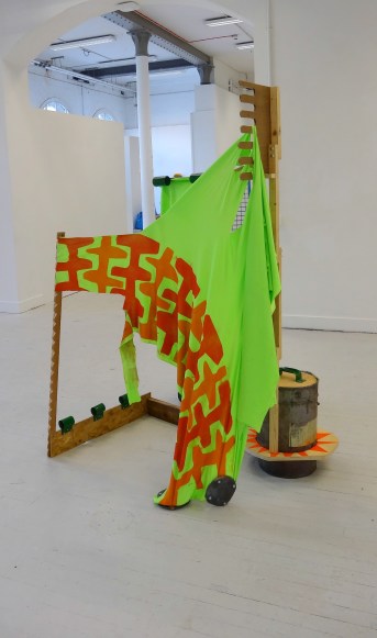 Work by Nancy Allen, in 'Hype', at Chelsea College of Art and Design, London. Photo credit Kelise Franclemont.