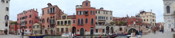 View of the canal south of SS Giovanni e Paolo cathedral