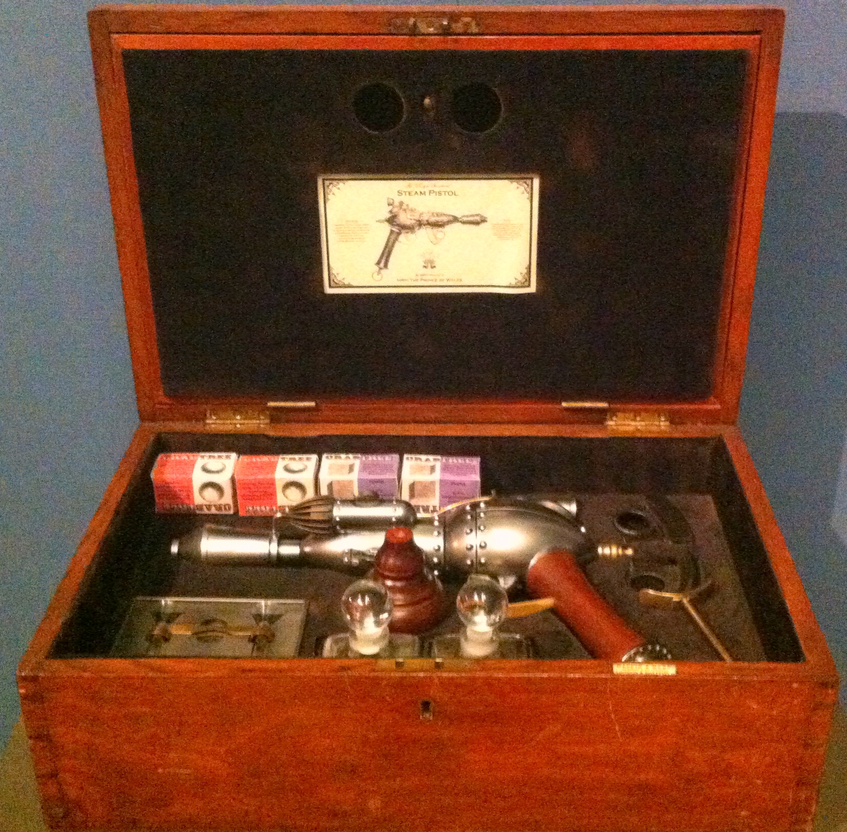 Ian Crichton AKA Herr Doktor, 'Steam Pistol', 2009, in 'Victoriana' at Guildhall Art Gallery, London. Photo credit Kelise Franclemont.