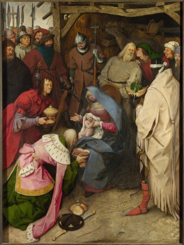 Pieter Breugel, 'Adoration of the Kings', 1564, oil on panel. Image courtesy Commons Wikimedia.org.