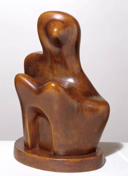 Henry Moore, 'Figure', 1931, in 'BP Walk through British art', Room 1930, at Tate Britain. Image courtesy Tate Britain.