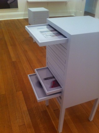 Akram Zaatari, installation view, 'On Photography People and Modern Times' , at Thomas Dane gallery, London. Photo credit Kelise Franclemont.