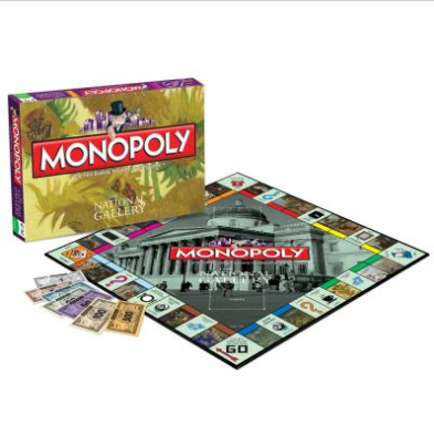 National Gallery Monolopy board game. Image courtesy National Gallery shop.