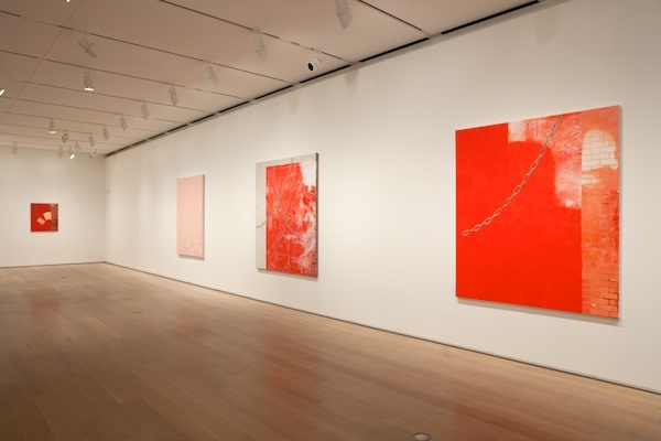 Monika Baer, installation view, 2013, of 'Focus: Monika Baer' at Chicago Art Institute. Image courtesy Chicago Art Institute.