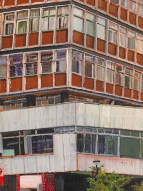 Simon Ling, untitled, 2012, oil on canvas, in 'Painting Now' at Tate Britain, London. Image courtesy www.culture24.org.uk 