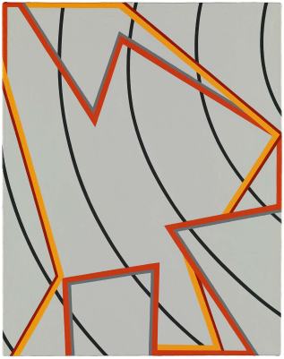 Tomma Abts, 'Jeels', 2012, oil on canvas, in 'Painting Now' at Tate Britain, London. Image courtesy artfund.org