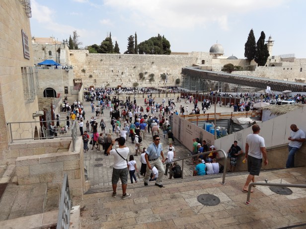 The Western Wall, adjacent to Haram al-Sharif (The Noble Quarter), in the Old City, Jerusalem. Photo credit Tom Butler.