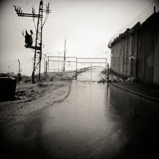 Rula Halawani, 'The Gates of Paradise, Jerusalem', 2012, in 'Keep your Eye on the Wall', 2013, edited by Olivia Snaije and Mitchell Albert, published by SAQI books, London. Image courtesy 