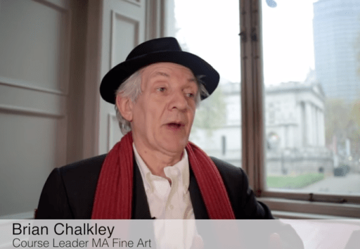Brian Chalkley, Course Leader, discusses the MA Fine Art course at Chelsea College of Arts, Pimlico, London. Image courtesy Chelsea College of Arts.