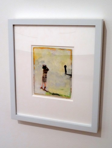 Sarah McCoubrey, 'Woman with a Bucket on Her Head', 2008, gouache and ink, in 'Works on Paper' at Everson Museum of Art, Syracuse. NY. Photo credit Kelise Franclemont.