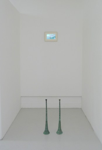 Eden Lazaness, installation view in MA Fine Art Summer Show 2014 at Chelsea College of Arts, London. Photo credit Kelise Franclemont.