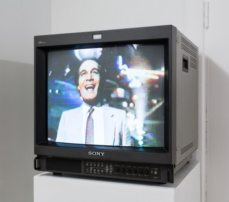 Raed Yassin, 'Disco', 2010, DV cam, colour, sound, 5 min 30 sec, in 'Whose gaze is it anyway?' at the ICA, London. Photo credit Mark Blower.