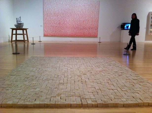 Mona Hatoum, 'Present Tense', 2006/2014, installation of soap and glass beads, in '500 years of British Art' at Tate Britain, London. Photo credit Kelise Franclemont.