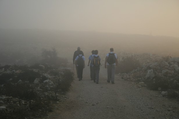Ramblers in the early spring morning, Palestine, 6 October 2007. Image courtesy http://ghth.wordpress.com/