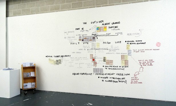 Marion Guerineau, 2014, in 'Assembly' at Chelsea College of Arts, London.