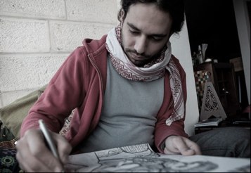 Amer Shomali, film maker and director of 'The Wanted 18'. Image courtesy http://www.wanted18.com/