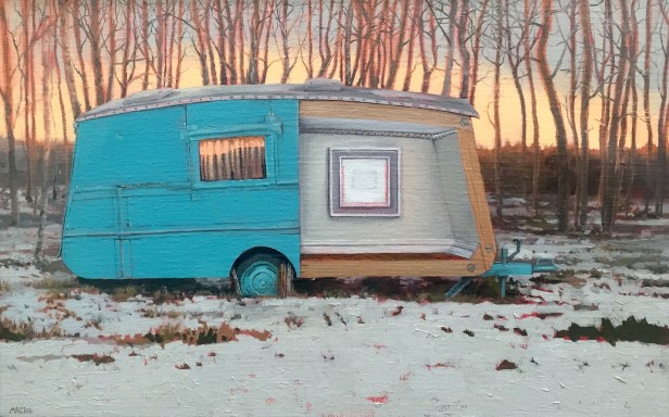 Andrew McIntosh, 'Stolen Thunder', 2015, oil, Gallery II, in Summer Show 2015 at Royal Academy of Arts, London. Photo credit Kelise Franclemont.