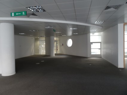 Interior of Anchorage House, Tower Hamlets, London, the site of Office Sessions I, II, and III. Photo credit Kelise Franclemont.