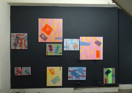 Jheni Arboine, installation view, at 'Office Sessions IV: Beak Street', 40 Beak Street, London. Photo credit Kelise Franclemont.