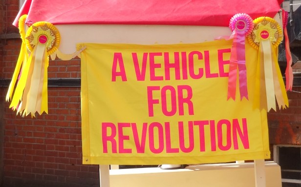 'A Vehicle for Revolution' by Rosemary Cronin in The Old Police Station, Deptford, London. Photo credit Kelise Franclemont.