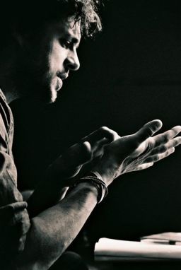 Guy Haddon-Grant in his studio. Photo credit Caitlin Mavroleon.