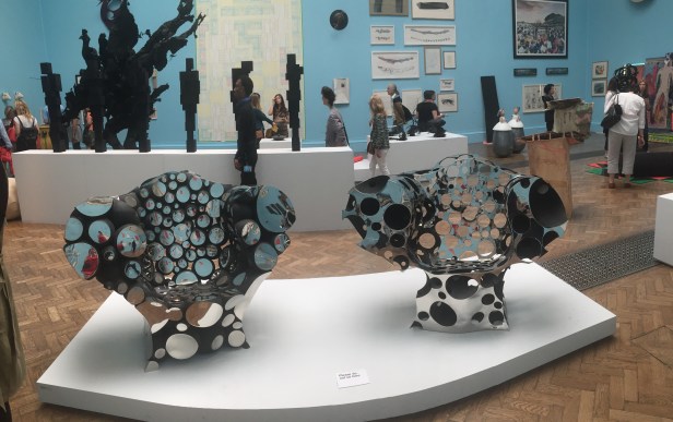 Installation view, Lecture Room in Summer Show 2015 at Royal Academy of Arts, London. Photo credit Kelise Franclemont.