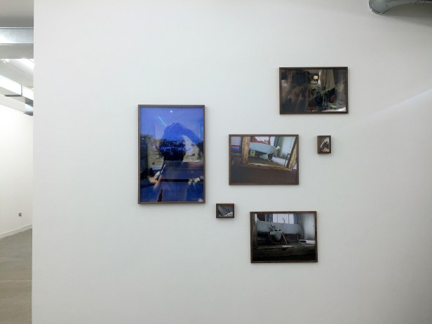 Asmaa Alanbari, 'Shooting the moon, Bubblebath, Suntan, Under the Bed, Fantasy Mother, Angel Watching', 2015, in 'Young Gods' 2016 at Griffin Gallery, London. Photo credit Kelise Franclemont.