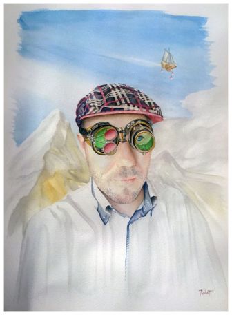 Work by Jose Galant, in 'Identity' at AWAH, Altrincham, Greater Manchester. Image courtesy the artist.