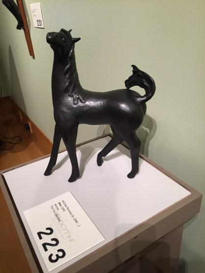 Michael Naranjo, 'Shar', 1993, bronze, in 'The artist who sees with his hands', at Booth Western Art Museum, Cartersville, Georgia, USA. Photo credit Kelise Franclemont.