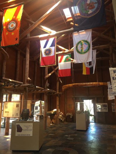 Main entrance to Funk Heritage Center at Reinhardt University, Waleska, Georgia. Photo credit Kelise Franclemont.