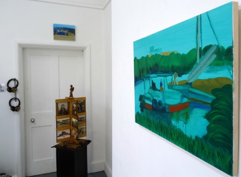 'Fragments and Traces: l'invitation au voyage' at Platform 1 Gallery, Wandsworth Common Station, London. Image credit Thomas Butler.