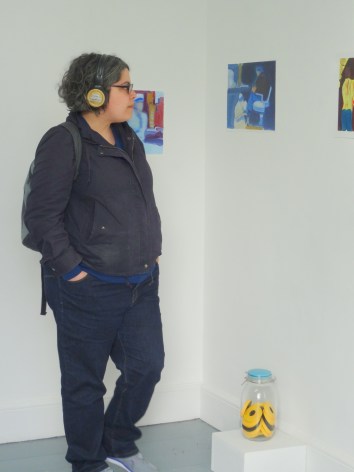 'Fragments and Traces: l'invitation au voyage' at Platform 1 Gallery, Wandsworth Common Station, London. Image credit Thomas Butler.