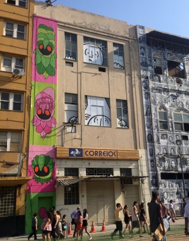 Andre Gola, 2016, at Praça Mauá port, Rio de Janeiro. Photo: Kelise Franclemont.