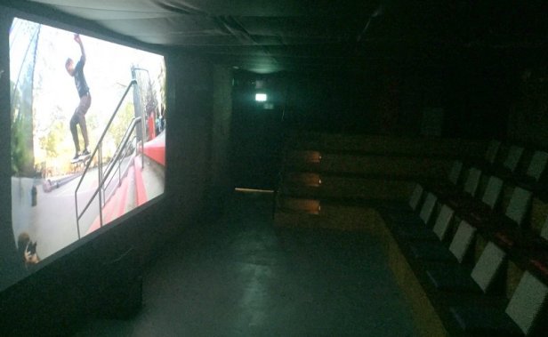 The cinema, House of Vans London, Arches, 228-232 Station Approach Road, London, SE1 8SW. Photo credit: Kelise Franclemont.