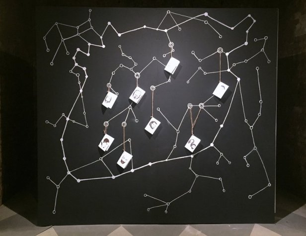 Installation view, in 'Create Syria - the future constellation', at House of Vans London, Waterloo. Photo credit: Kelise Franclemont.