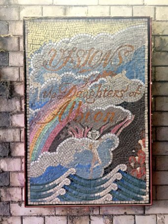 Southbank Mosaics group, after William Blake, 2007-2014, in 'Blake's Lambeth', Carlisle Lane, Waterloo, London. Photo credit Kelise Franclemont.