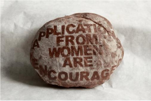 Samantha Davis, 'Women's work', 2017. Image courtesy TheFader.com 