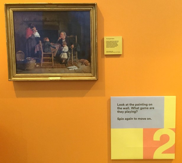 Joseph Clark, 'The Draughts Players', 1834-1926, oil on canvas, V&A Museum of Childhood, London. Photo credit Kelise Franclemont.