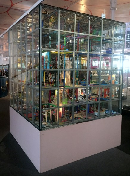 Central display case, V&A Museum of Childhood, London. Photo credit Kelise Franclemont.