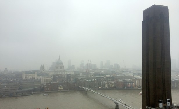 View of St Paul's Cathedral from 10th floor terrace at Switch House, Tate Modern. Photo Kelise Franclemont.