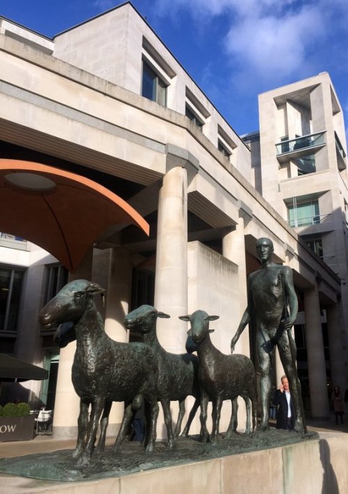 Elisabeth Frink, 'Paternoster', 1975, bronze, Paternoster Square, EC4, London. Photo credit Kelise Franclemont.